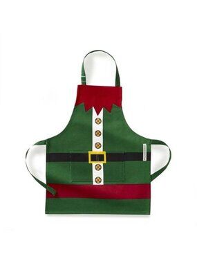 Williams Sonoma Kids Green Elf Apron
